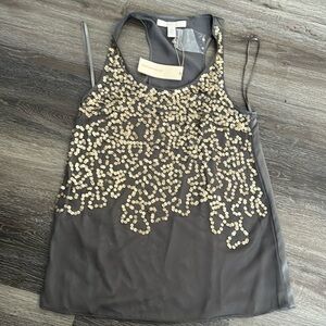 Banana Republic Heritage Collection, size XS. Shell with Gold Beading Detail